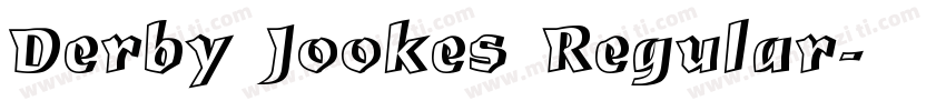 Derby Jookes Regular字体转换